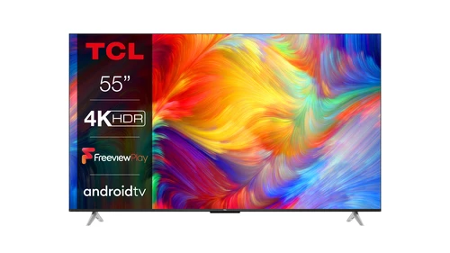 TCL 55P638K TV 139.7 cm (55") 4K Ultra HD Smart TV Wi-Fi Aluminium, Anthracite 0