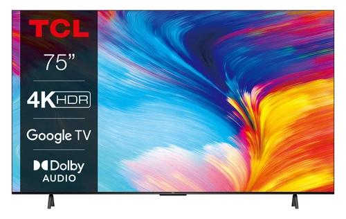 TCL P63 Series 75P635 4K LED Google TV 0