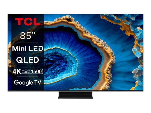 TCL C80 Series 85C809 TV 2.16 m (85") 4K Ultra HD Smart TV Wi-Fi Black 0
