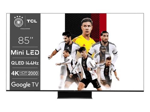 TCL MQLED87 Serie 85MQLED87 TV 2,16 m (85") 4K Ultra HD Smart TV Wifi Titane 2000 cd/m² 0