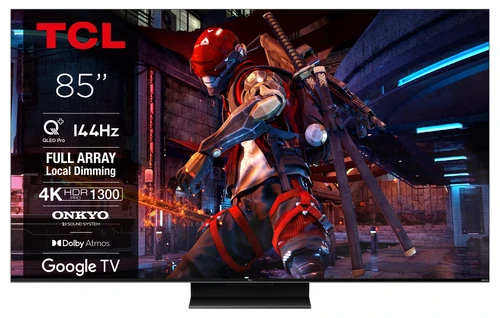TCL QLED870 Series 85QLED870 TV 2.16 m (85") 4K Ultra HD Smart TV Black 1300 cd/m² 0