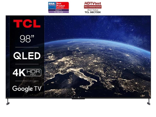 TCL C73 Series 98C735K TV 2.49 m (98") 4K Ultra HD Smart TV Wi-Fi Black 0