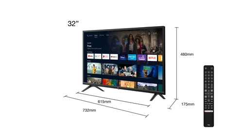 TCL S52 Series 32S5200K TV 81,3 cm (32") HD Smart TV Wifi Noir 10