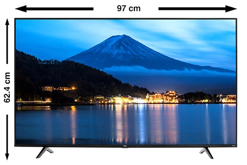 TCL 43S443 Televisor 109,2 cm (43") 4K Ultra HD Smart TV Wifi Negro 1