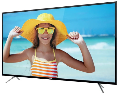 TCL U49P6066 TV 124.5 cm (49") 4K Ultra HD Smart TV Wi-Fi Black, Silver 390 cd/m² 1