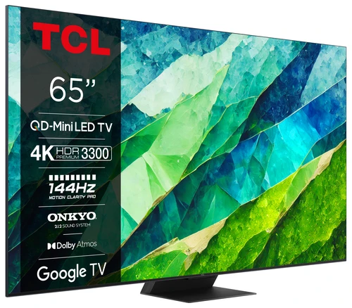TCL C855 Series 65C855 Televisor 165,1 cm (65") 4K Ultra HD Smart TV Wifi Negro 3500 cd / m² 2