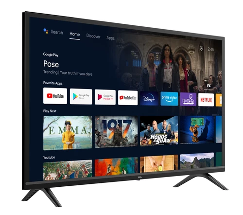 TCL S52 Series 32S52K - 32-inch HD Smart Television with Android TV - HDR & Micro Dimming - Compatible with Google Assistant, Chromecast & Google Home, Slim Design 2