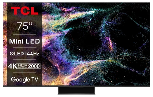 TCL C84 Series 75C849 TV 190.5 cm (75") 4K Ultra HD Smart TV Wi-Fi Black