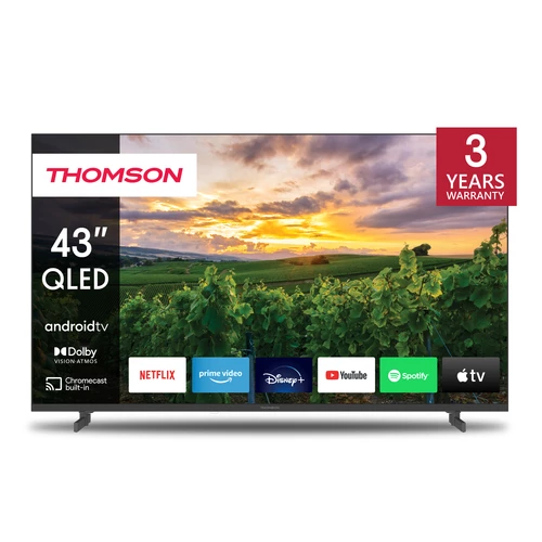 Thomson 43QA2S13 TV 109.2 cm (43") 4K Ultra HD Smart TV Wi-Fi Grey 0