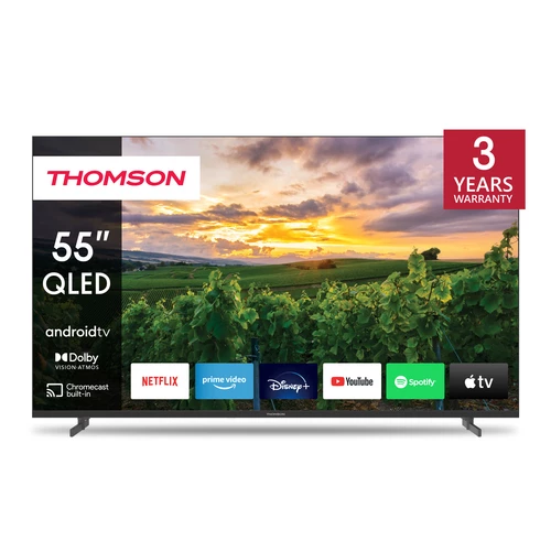 Thomson 55QA2S13 TV 139.7 cm (55") 4K Ultra HD Smart TV Wi-Fi Grey 0