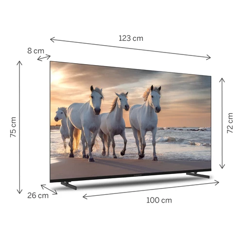 Thomson 55UA5S13 TV 139,7 cm (55") 4K Ultra HD Smart TV Wifi Noir 1