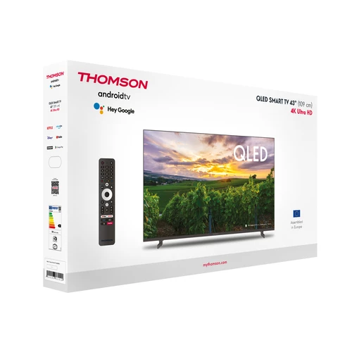 Thomson 43QA2S13 TV 109.2 cm (43") 4K Ultra HD Smart TV Wi-Fi Grey 5