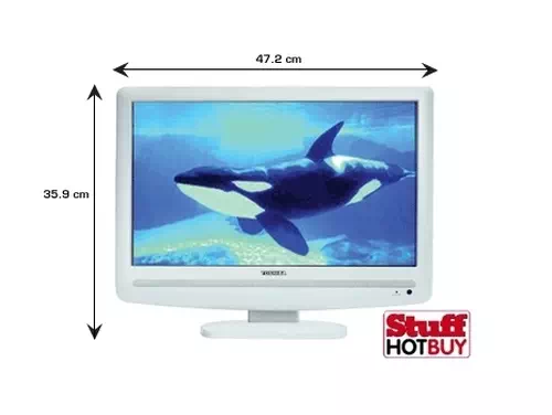 Toshiba 19AV506DB TV 48,3 cm (19") WXGA Blanc