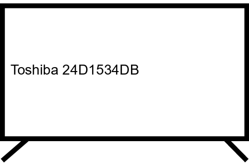 Toshiba 24D1534DB TV 61 cm (24") HD Blanc