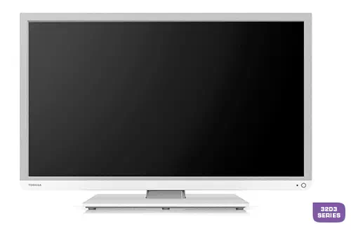 Toshiba 32D3454DN TV 81,3 cm (32") HD Smart TV Wifi Blanc