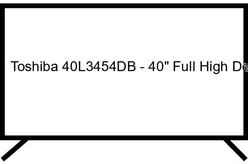 Toshiba 40L3454DB Televisor 101,6 cm (40") Full HD Smart TV Wifi Blanco